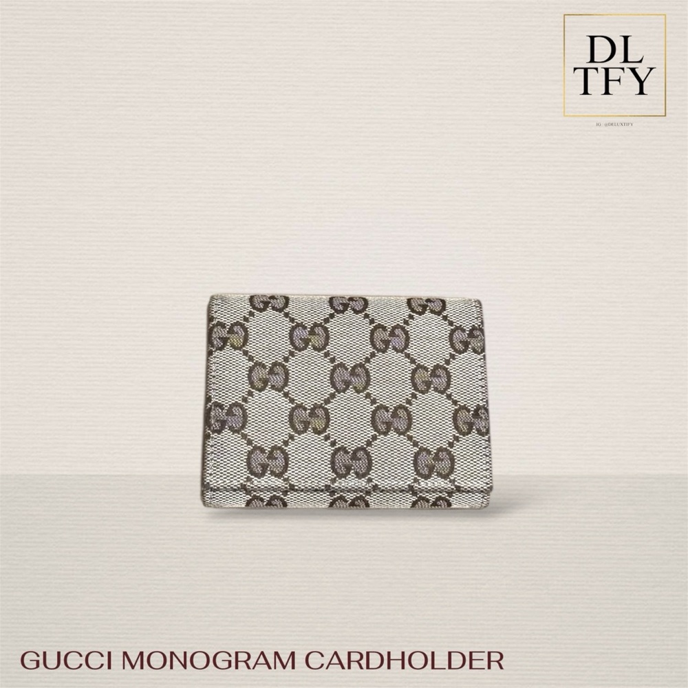 Gucci Monogram Card Holder